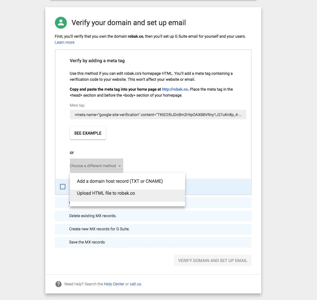 gmail verify custom domain - How and why use Gmail with your own domain?