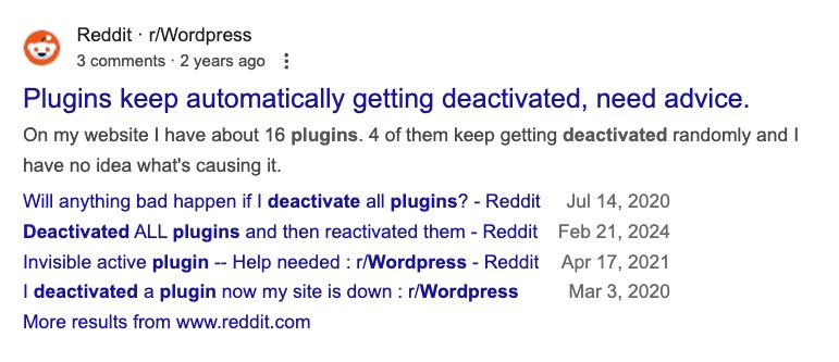 Plugins keep automatically getting deactivated Plugins keep automatically getting deactivated - The Ultimate Solution for Random WordPress Plugin Deactivations